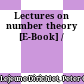Lectures on number theory [E-Book] /