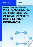 Mathematische Optimierungsverfahren des Operations Research [E-Book].