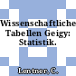 Wissenschaftliche Tabellen Geigy: Statistik.