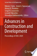 Advances in Construction and Development [E-Book] : Proceedings of CDLC 2020 /