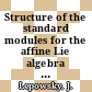 Structure of the standard modules for the affine Lie algebra A₁ superscript (1) [E-Book] /