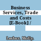 Business Services, Trade and Costs [E-Book] /