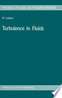 Turbulence in Fluids [E-Book] : Stochastic and numerical modelling /