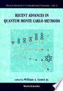 Recent advances in quantum Monte Carlo methods. [1] /