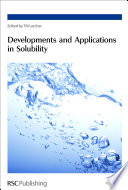 Development and applications in solubility / [E-Book]