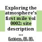 Exploring the atmosphere's first mile vol 0002: site description and data tabulation : Proceedings of the Great Plains turbulence field program.