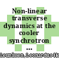 Non-linear transverse dynamics at the cooler synchrotron COSY /