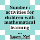 Number : activities for children with mathematical learning difficulties [E-Book] /