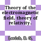 Theory of the electromagnetic field, theory of relativity.