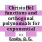 Christoffel functions and orthogonal polynomials for exponential weights on [₋1, 1] [E-Book] /