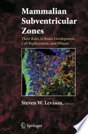 Mammalian Subventricular Zones [E-Book] : Their Roles in Brain Development, Cell Replacement and Disease /