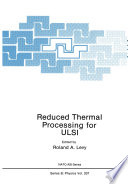 Reduced Thermal Processing for ULSI [E-Book] /