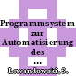 Programmsystem zur Automatisierung des technischen Zeichnens.
