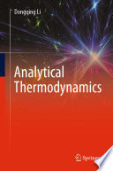 Analytical Thermodynamics [E-Book] /