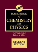 CRC handbook of chemistry and physics.
