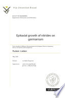 Epitaxial Growth of Nitrides on Germanium [E-Book] /