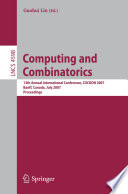 Computing and Combinatorics [E-Book] : 13th Annual International Conference, COCOON 2007, Banff, Canada, July 16-19, 2007. Proceedings /