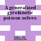 A generalized gyrokinetic poisson solver.