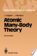 Atomic Many-Body Theory [E-Book] /