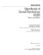 Handbook of social psychology 1 : Theory and method