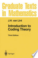 Introduction to coding theory [E-Book] /