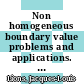 Non homogeneous boundary value problems and applications. 1 /