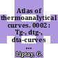 Atlas of thermoanalytical curves. 0002 : Tg-, dtg-, dta-curves measured simultaneously.
