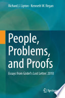 People, Problems, and Proofs [E-Book] : Essays from Gödel's Lost Letter: 2010 /