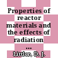 Properties of reactor materials and the effects of radiation damage : Proceedings of the international conference : Berkeley-Castle, 30.05.1961-02.06.1961.