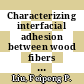 Characterizing interfacial adhesion between wood fibers and a thermoplastic matrix : Dissertation /