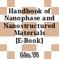 Handbook of Nanophase and Nanostructured Materials [E-Book] /
