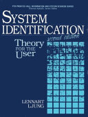 System identification : theory for the user /