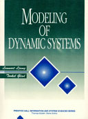 Modeling of dynamic systems /