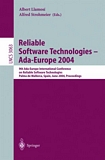Reliable Software Technologies - Ada-Europe 2004 [E-Book] : 9th Ada-Europe International Conference on Reliable Software Technologies, Palma de Mallorca, Spain, June 14-18, 2004, Proceedings /