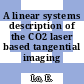 A linear systems description of the CO2 laser based tangential imaging system.
