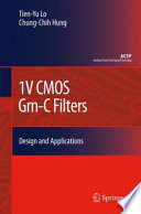 1V CMOS Gm-C Filters [E-Book] : Design and Applications /