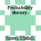 Probability theory.