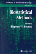 Biostatistical methods /