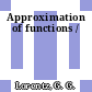 Approximation of functions /