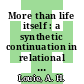 More than life itself : a synthetic continuation in relational biology [E-Book] /