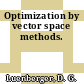 Optimization by vector space methods.