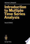 Introduction to multiple time series analysis.