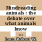 Mindreading animals : the debate over what animals know about other minds [E-Book] /