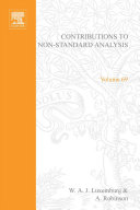 Contributions to non-standard analysis [E-Book]