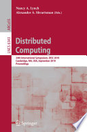 Distributed Computing [E-Book] : 24th International Symposium, DISC 2010, Cambridge, MA, USA, September 13-15, 2010. Proceedings /