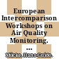 European Intercomparison Workshops on Air Quality Monitoring. 4. Measuring NO, NO2, O3 and So2- : [workshops 3. - 7. May 1999 and 16. - 21. May 1999] /