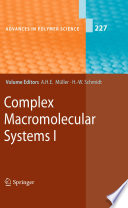 Complex Macromolecular Systems I [E-Book] /