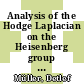 Analysis of the Hodge Laplacian on the Heisenberg group [E-Book] /