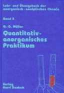 Quantitativ anorganisches Praktikum.