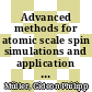 Advanced methods for atomic scale spin simulations and application to localized magnetic states [E-Book] /